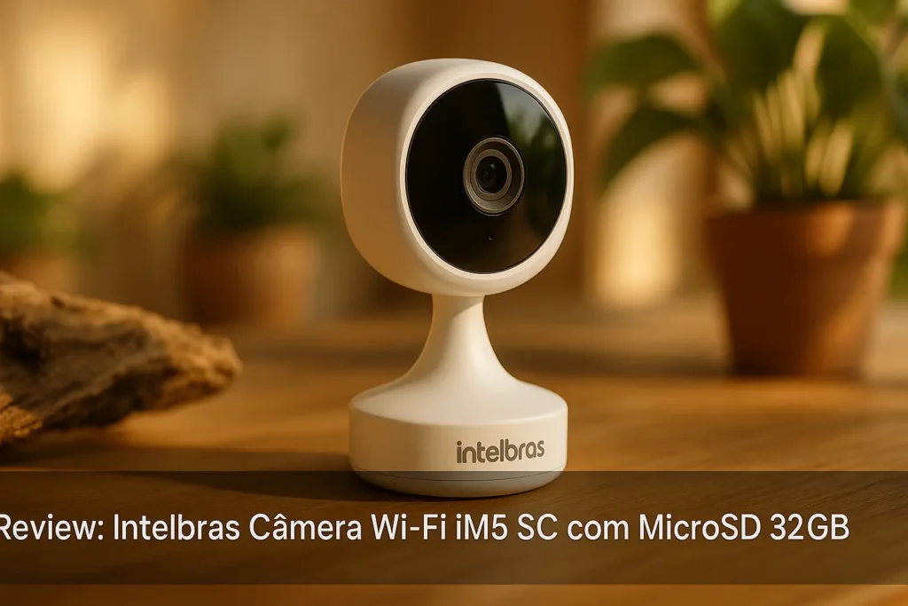 Intelbras Câmera Wi-Fi iM5 SC com MicroSD 32GB