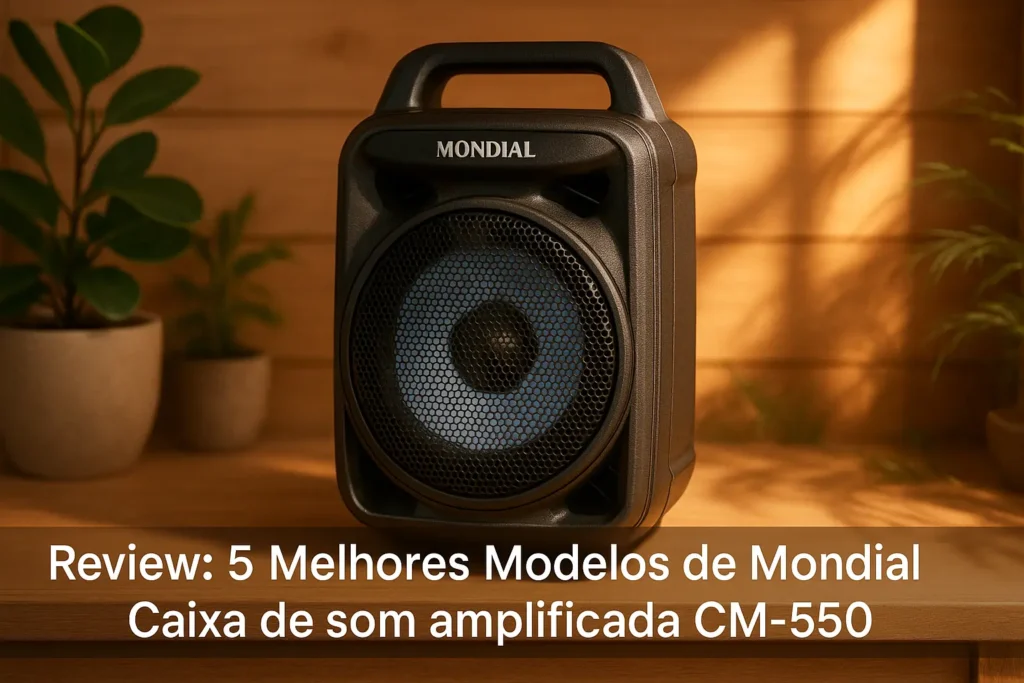 5 Melhores Modelos de Mondial Caixa de som amplificada cm-550