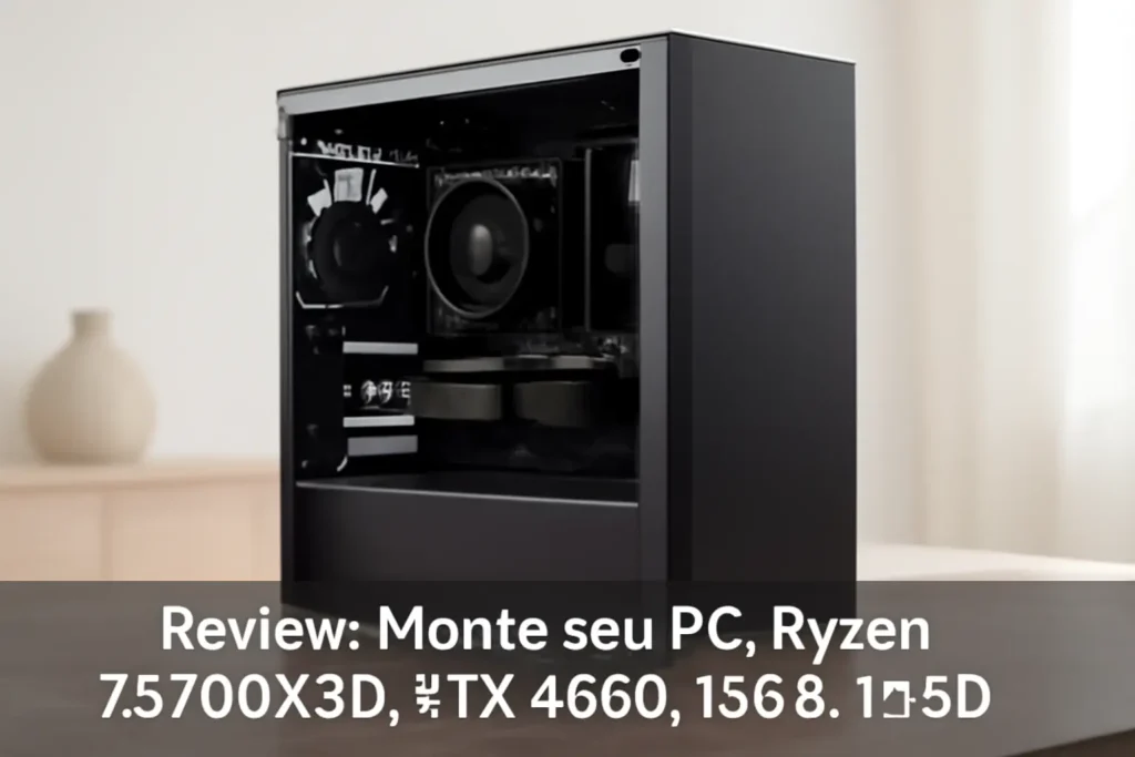 Monte seu PC: Ryzen 7 5700X3D, RTX 4060, 16GB, 1TB SSD