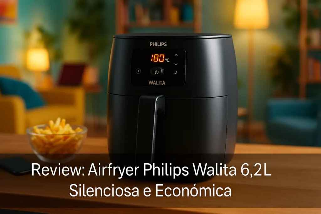 Airfryer Philips Walita 6,2L: Silenciosa e Econômica