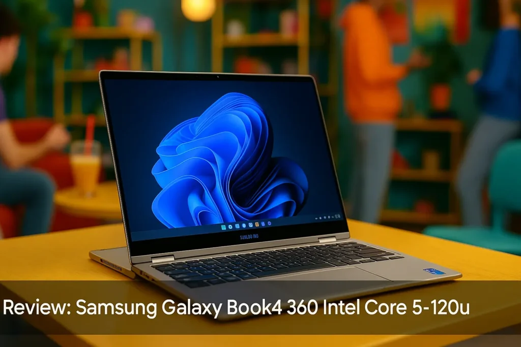 Top Cinco notebook Samsung Galaxy book4 360 intel core 5-120u