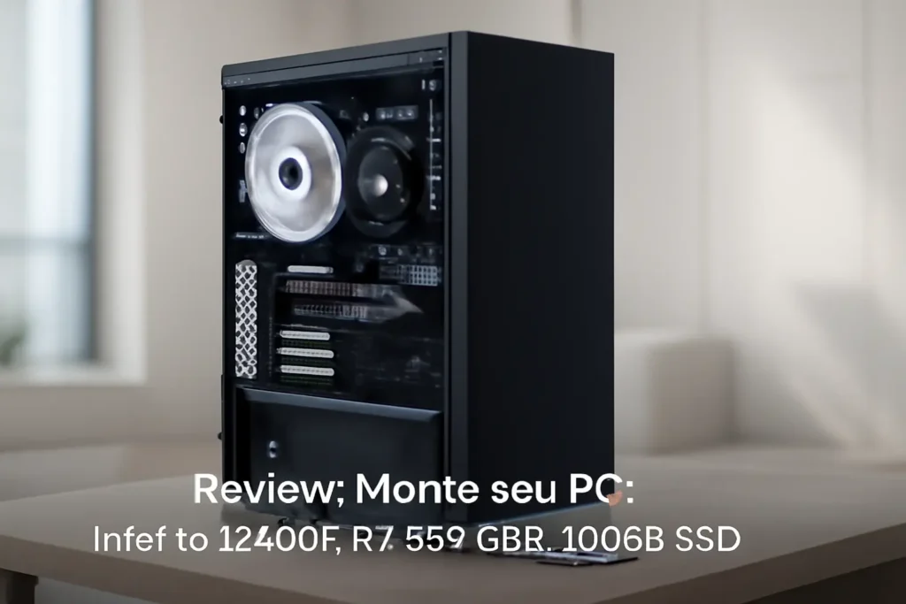 Monte seu PC: Intel i5-12400F, RX 580 8GB, 16GB, 480GB SSD