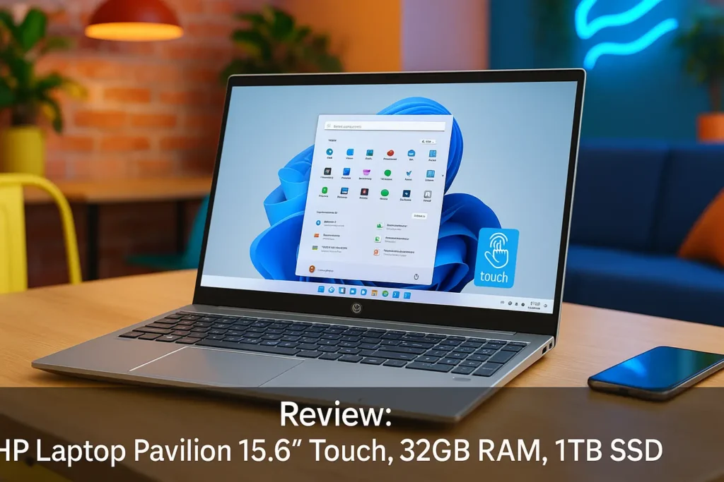 HP Laptop Pavilion 15.6" Touch, 32GB RAM, 1TB SSD