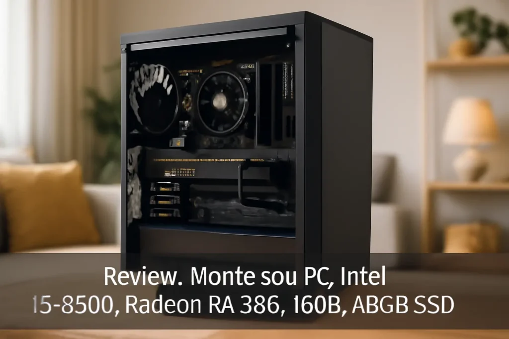Monte seu PC: Intel i5-8500, Radeon RX 580, 16GB, 480GB SSD