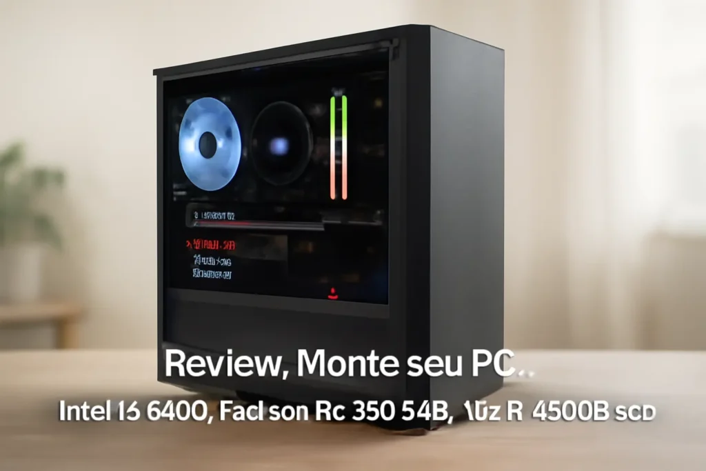 Monte seu PC: Intel i5-8400, Radeon RX 580 8GB, 16GB, 480GB SSD