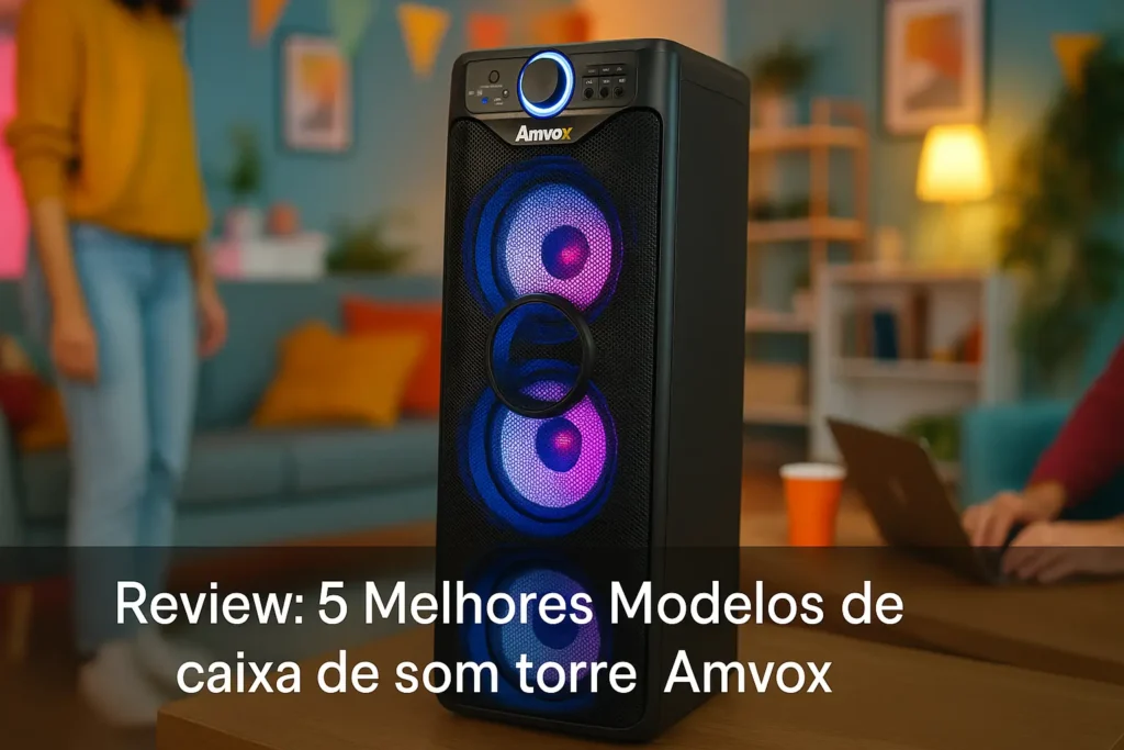 5 Melhores Modelos de caixa de som torre Amvox