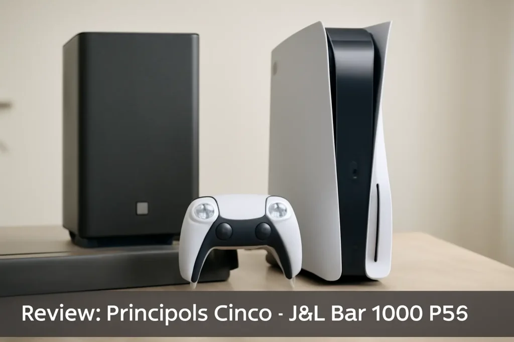 Principais Cinco JBL bar 1000 PS5