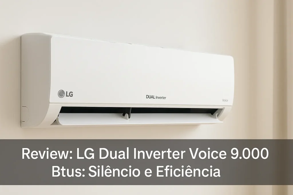 LG Dual Inverter Voice 9.000 Btus: Silêncio e Eficiência