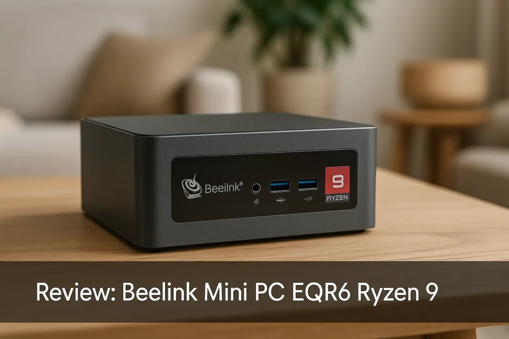 Beelink Mini PC EQR6 Ryzen 9: Potência Compacta para Tudo