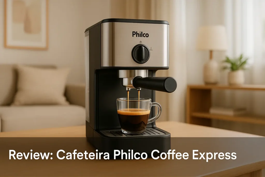 Cafeteira Philco Coffe Express: Expresso Intenso e Design Compacto