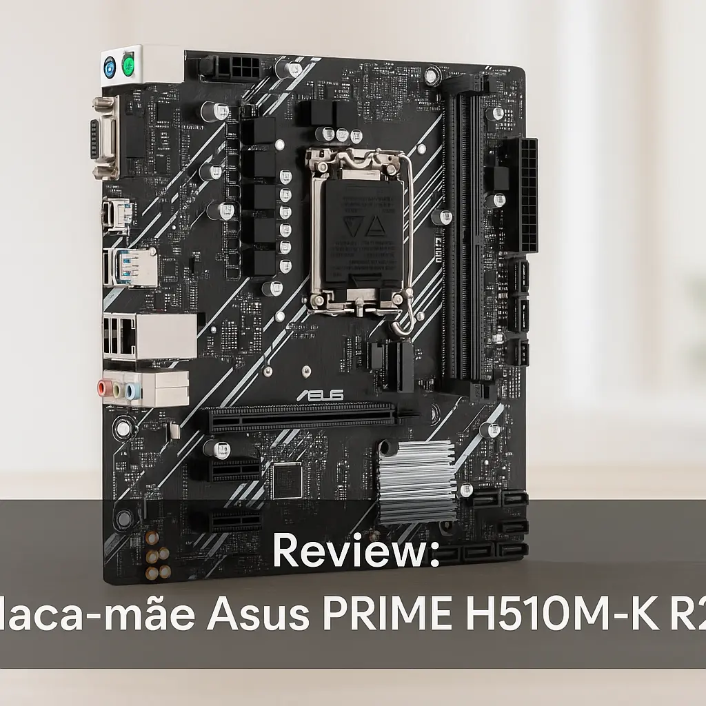 Placa Mãe Asus PRIME H510M-K R2.0: Compacta e Versátil com M.2 e USB 3.2