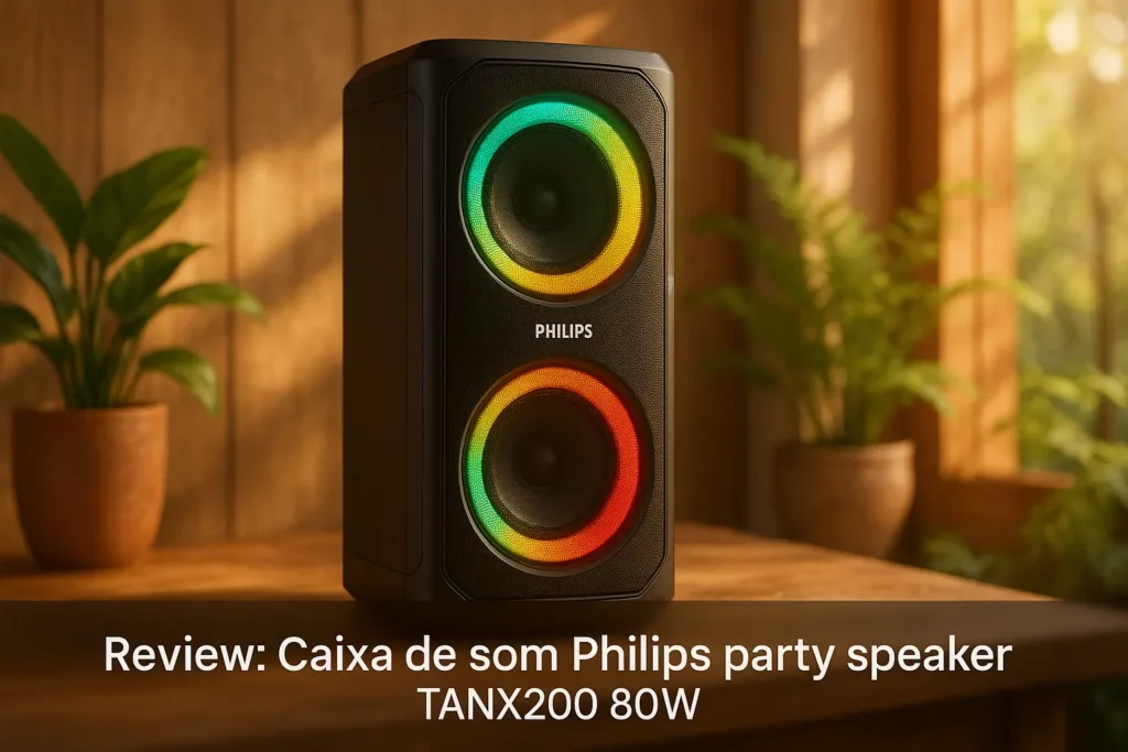Lista de 5 Melhores: Caixa de som Philips party speaker tanx200 80w