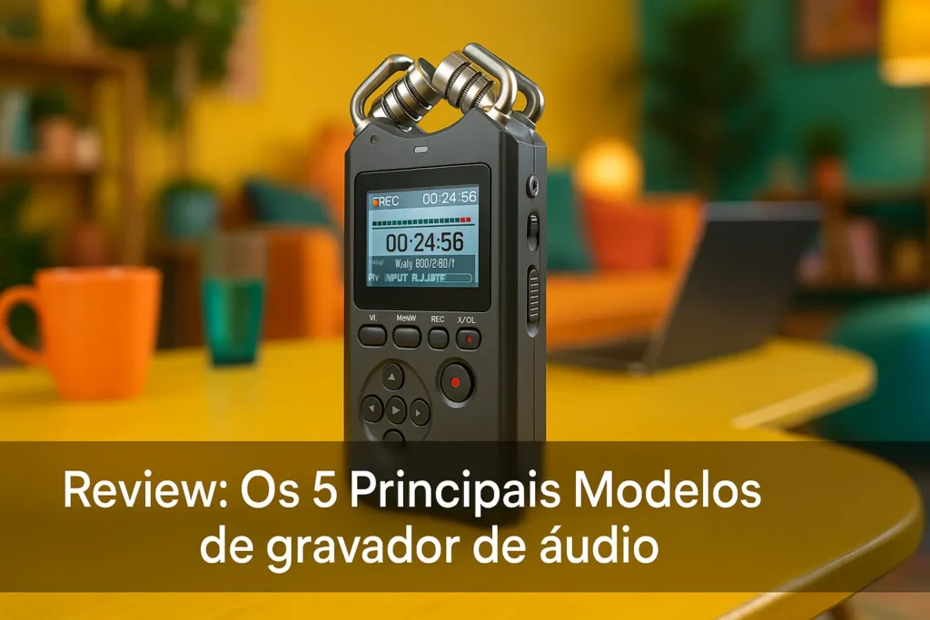 Os 5 Principais Modelos de  gravador de áudio