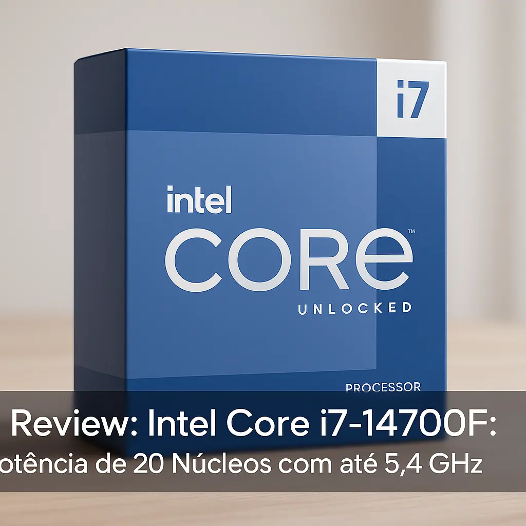 Intel Core i7-14700F: Potência de 20 Núcleos com até 5,4 GHz