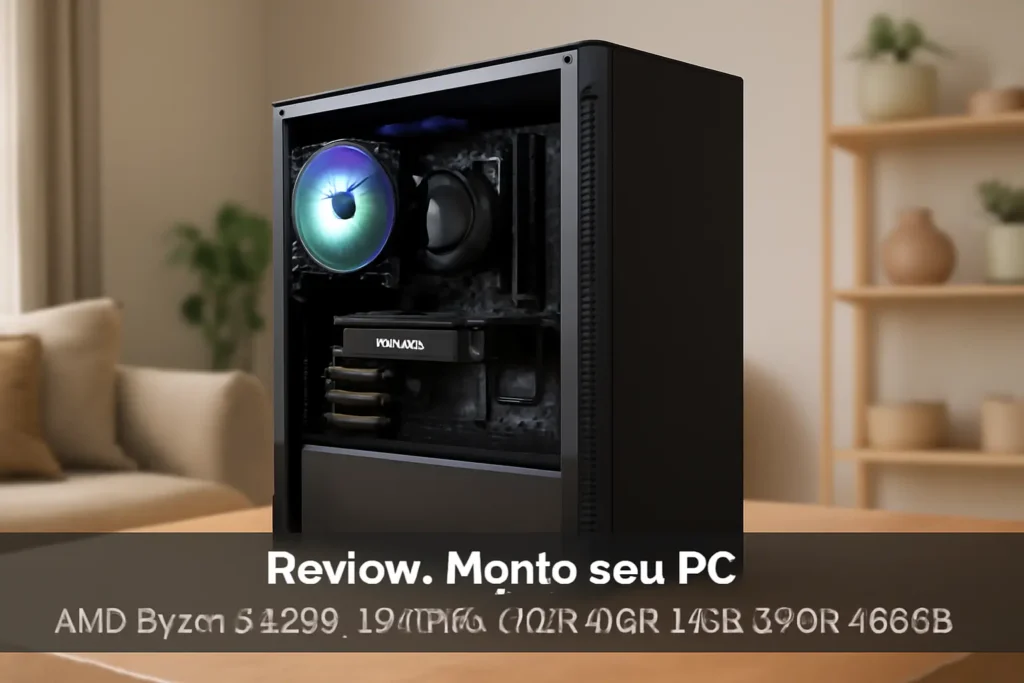 Monte seu PC: AMD Ryzen 5 5600, Intel ARC B580 12GB, 16GB DDR4, SSD 480GB