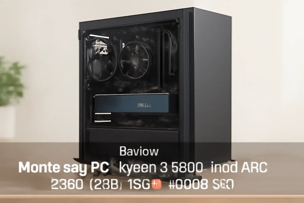 Monte seu PC: Ryzen 5 5500, Intel ARC B580 12GB, 16GB DDR4, 480GB SSD