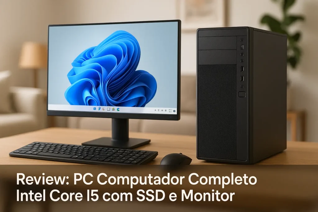 Pc Computador Completo Intel Core I5 com SSD e Monitor: Desempenho Diário com Agilidade