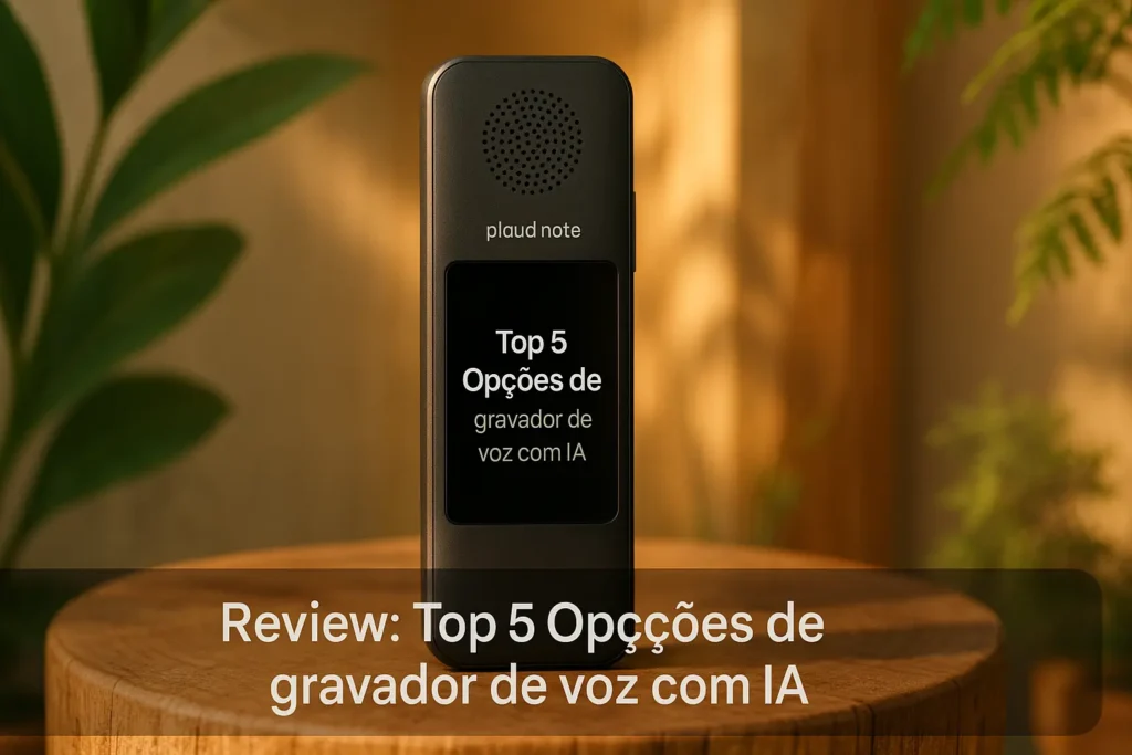 Top 5 Opções de plaud note – gravador de voz com ia