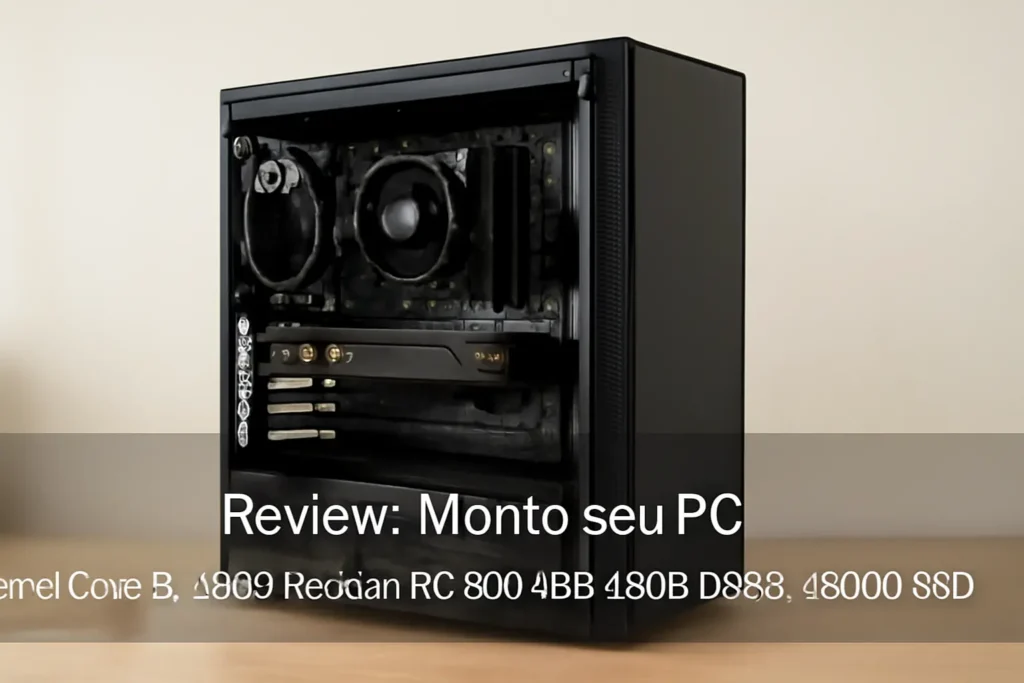Monte seu PC: Intel Core i5-4590, Radeon RX 580 8GB, 16GB DDR3, 480GB SSD