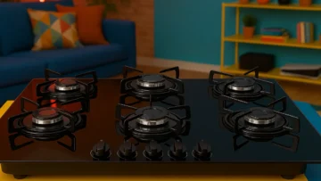 5 Melhores Fogões Mesa de Vidro 5 Bocas com Desempenho Superior