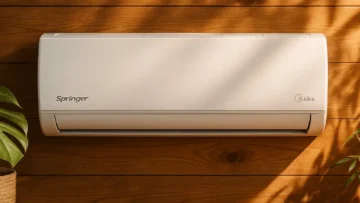 Springer Midea 9000 Btus: conforto sem desperdício