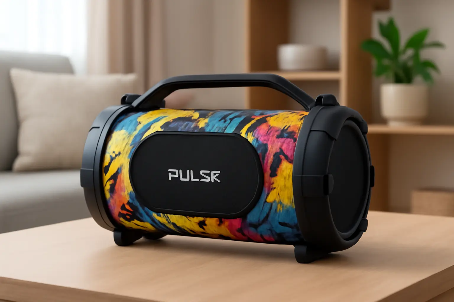 Caixa de Som Portátil Pulse Bazooka Paint Blast 120W: Vale a Pena?