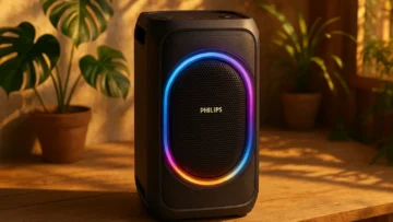 Philips Party Speaker: som potente e luzes vibrantes