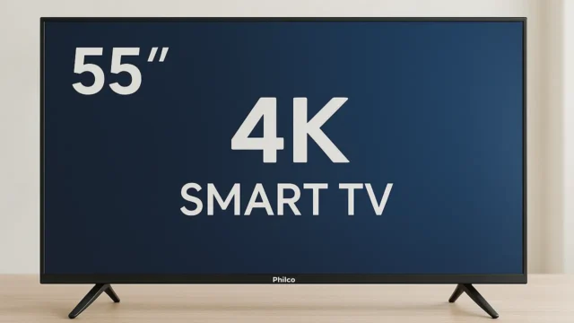 5 Melhores Smart TVs 55 4K Philco com Melhor Imagem e Recursos