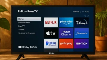 5 Melhores Smart TV 32 Philco PTV32G7PR2CGB Roku LED HD Dolby Audio
