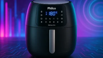 5 Melhores Fritadeiras Air Fryer Philco Kitchen Art com Painel Digital KFR02