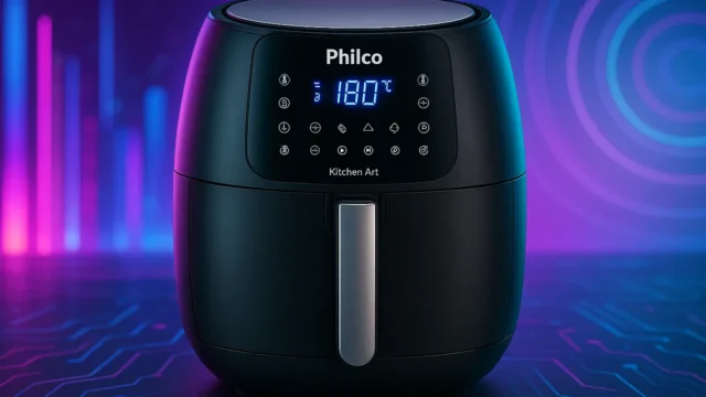 5 Melhores Fritadeiras Air Fryer Philco Kitchen Art com Painel Digital KFR02