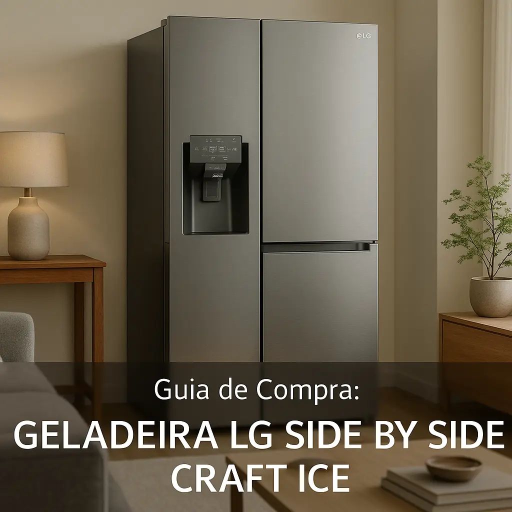 Top 5 Geladeiras LG Side by Side Craft Ice com Melhor Custo × Benefício