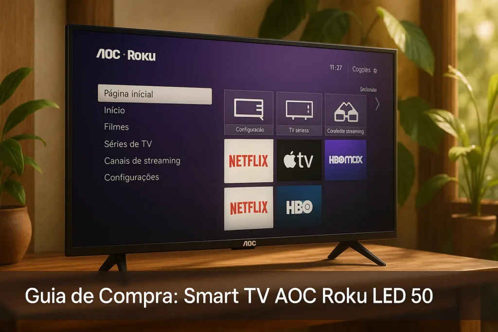 Guia de Compra: 5 Melhores smart TV AOC Roku led 50