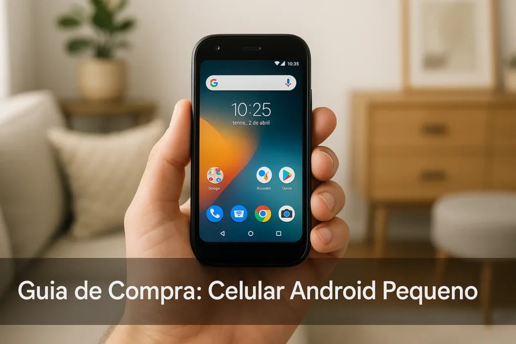 5 Celulares Android Pequenos que Surpreendem em 2025