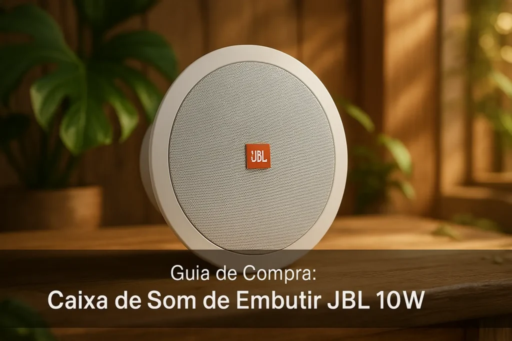 Guia de Compra: 5 Melhores Caixa de Som de Embutir JBL 10W para 2025