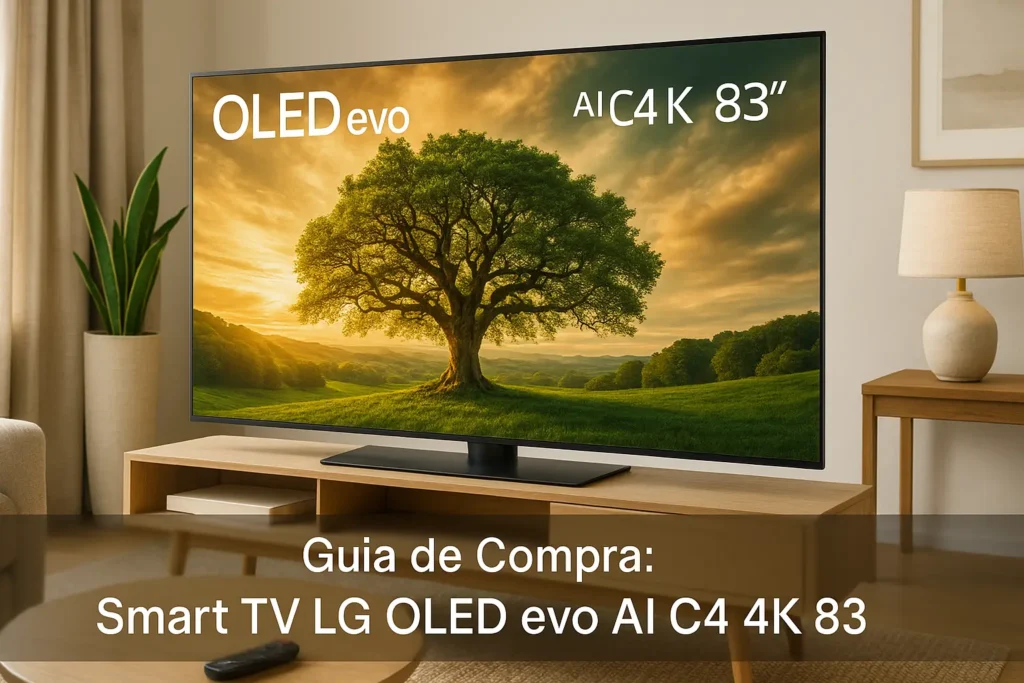 5 Melhores Smart TVs LG OLED EVO AI C4 4K 83