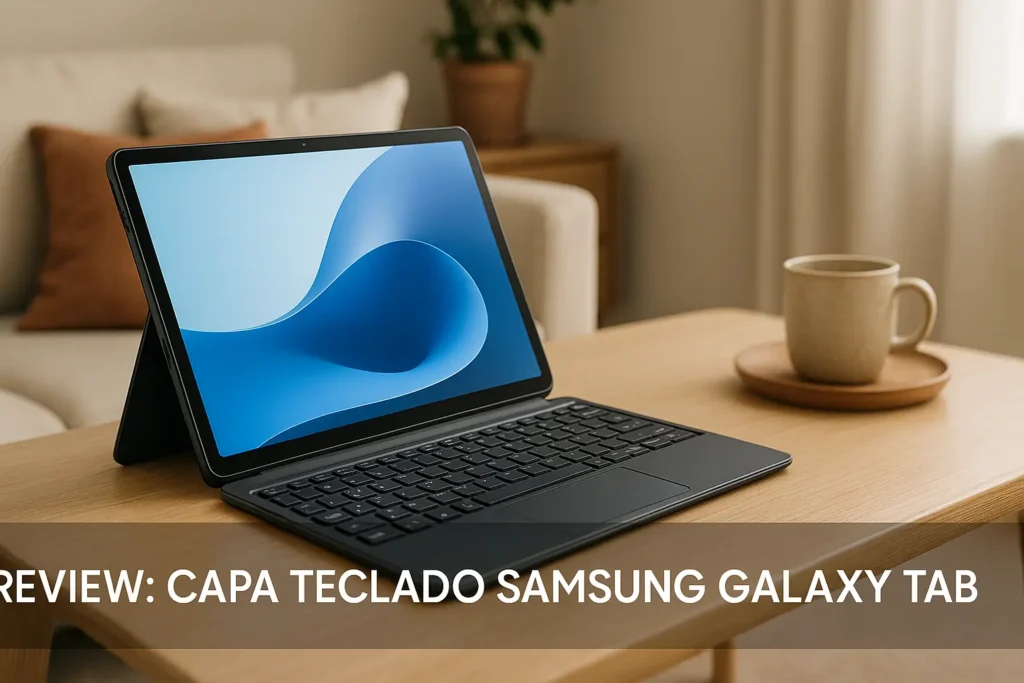 Capa teclado Galaxy Tab S10 FE+: desempenho real