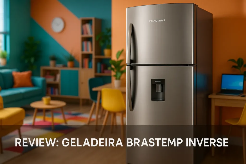 Brastemp Inverse 447L: espaço e sofisticação