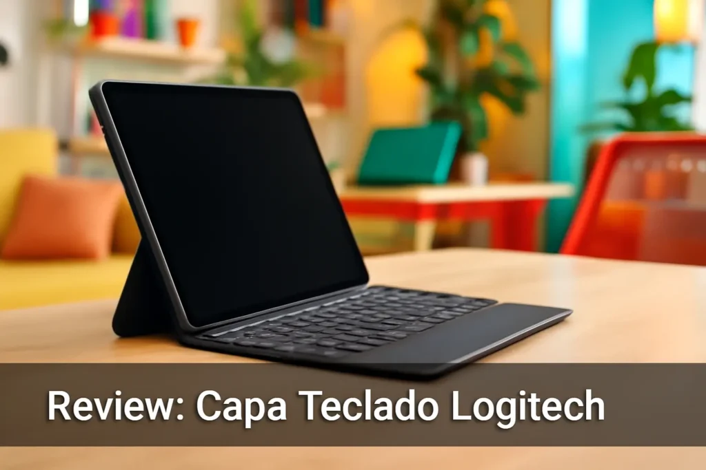 Capa com Teclado Logitech Combo Touch iPad Air 11" Supera Expectativas? Testamos