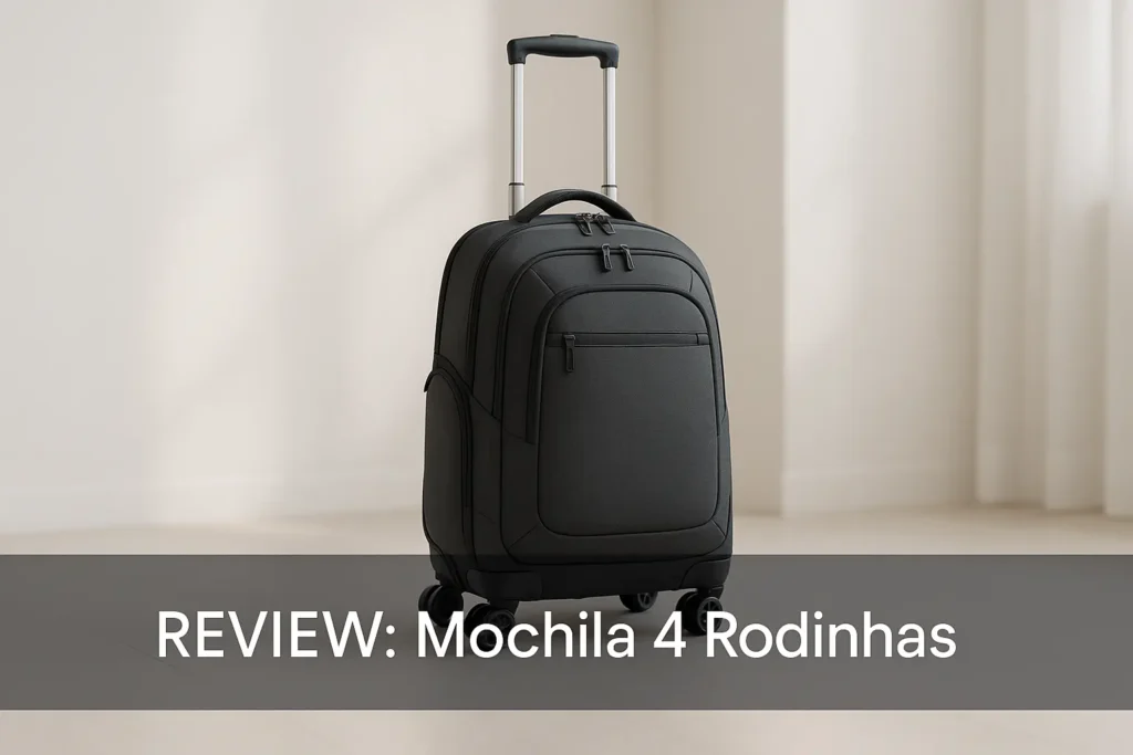 Mochila Up4you com Rodinhas surpreende? Testamos