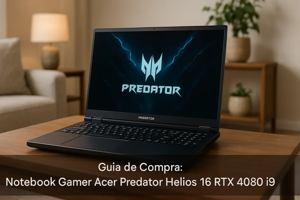 5 Melhores Notebook Gamer Acer Predator Helios 16 RTX 4080 i9