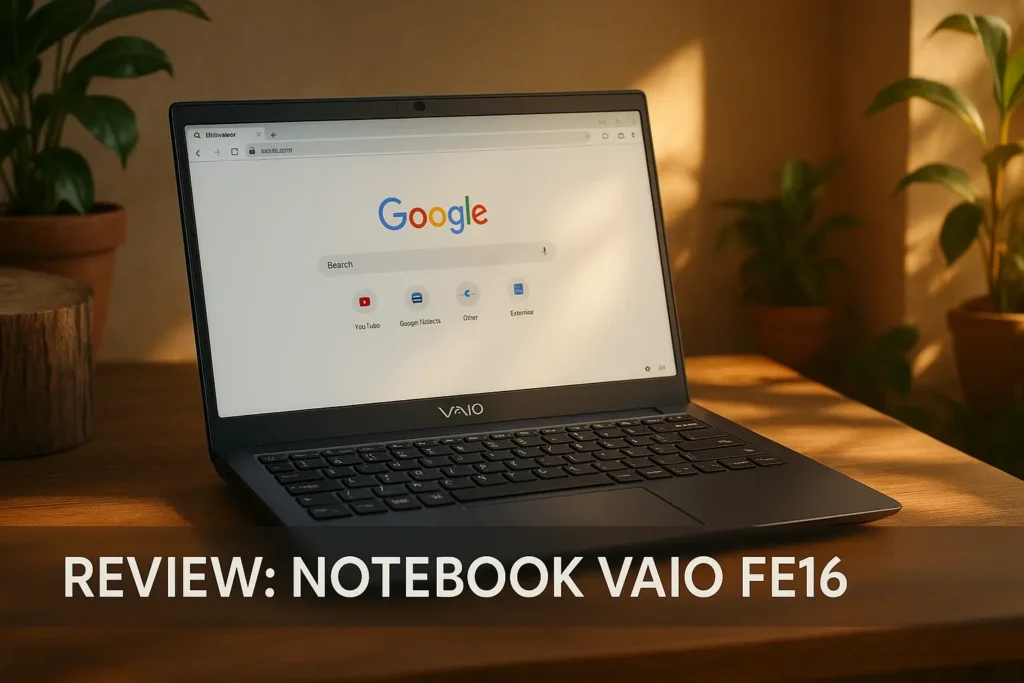 VAIO FE16: desempenho fluido e visual imersivo