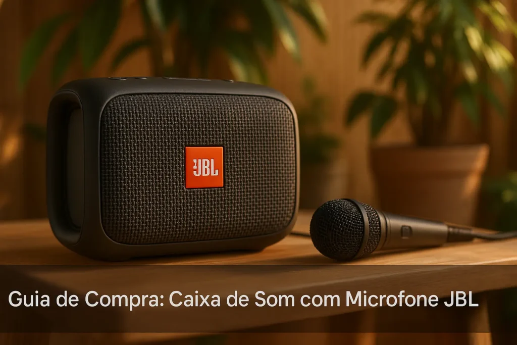 5 Melhores Caixa de Som com Microfone JBL para Levar a Festa a Outro Nível