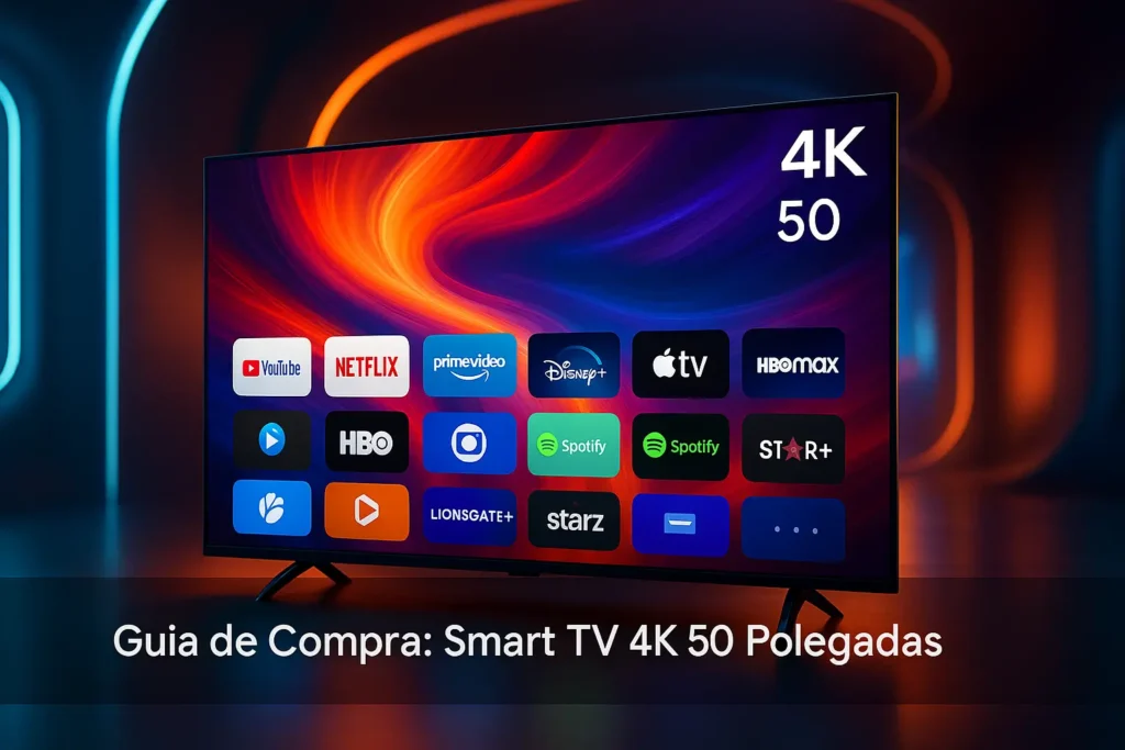 Guia de Compra: 5 Melhores Smart TV 4K 50 Polegadas Recomendadas por Especialistas