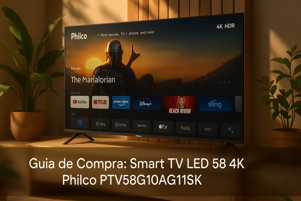 5 Melhores Smart TVs LED 58" 4K Philco em 2025