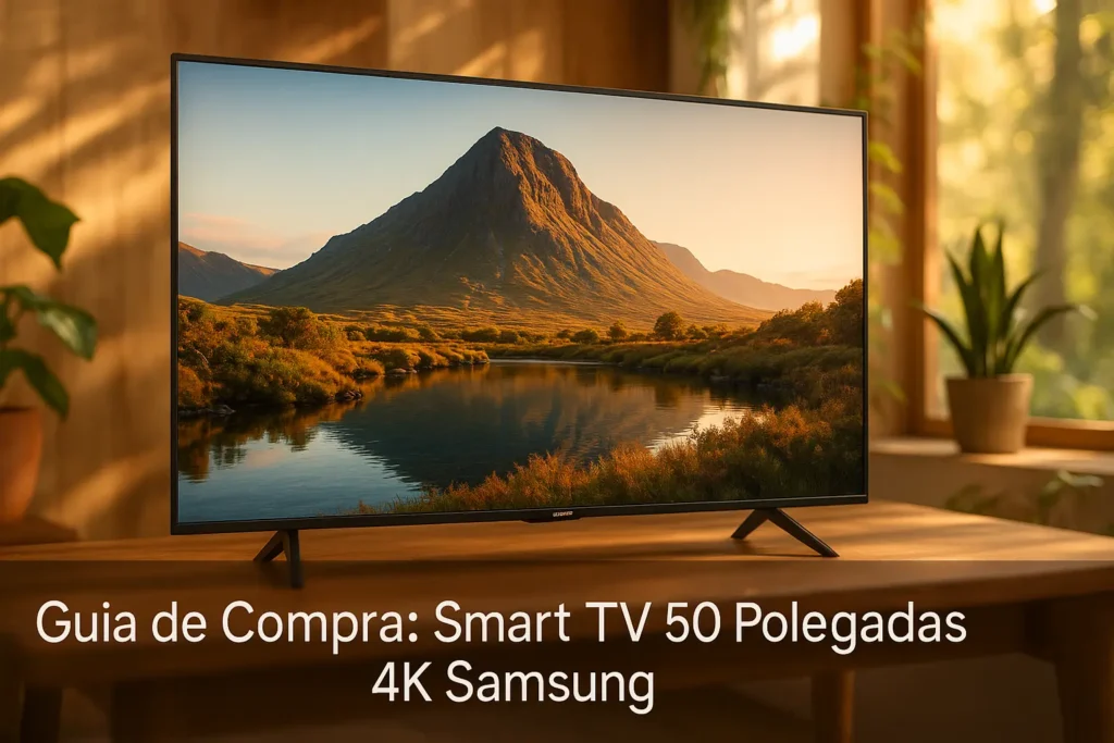 Guia de Compra: 5 Melhores Smart TV 50 Polegadas 4K Samsung em 2025