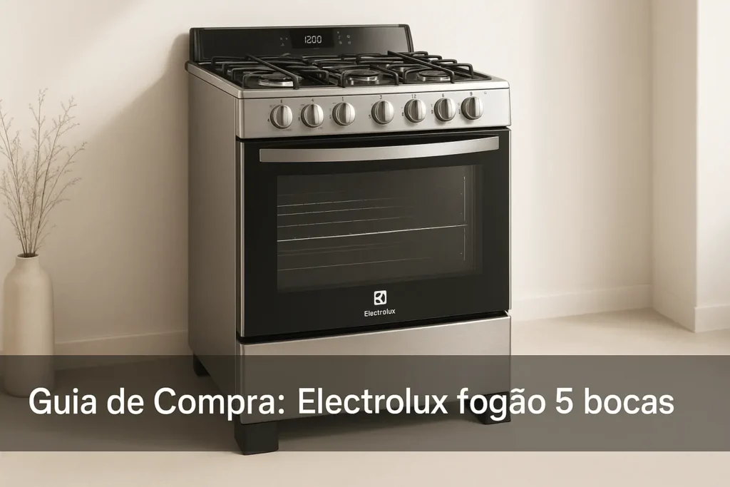 Guia de Compra: 5 Melhores Electrolux Fogão 5 Bocas para 2025