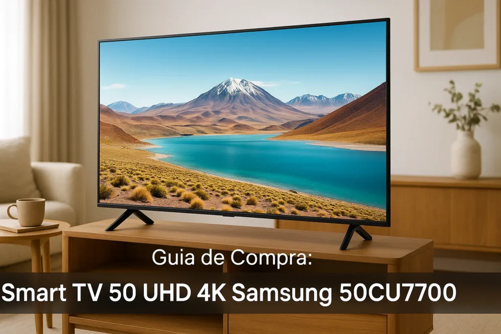 Guia de Compra: 5 Melhores Smart TV 50 UHD 4K Samsung 50CU7700 para 2025