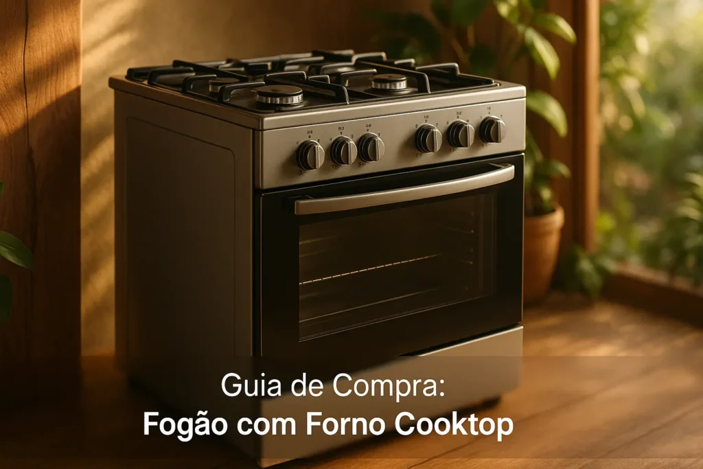 Guia de Compra: 5 Melhores Fogões com Forno Cooktop em 2025