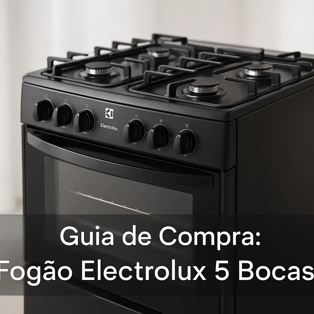 Guia de Compra: 5 Melhores Fogões Electrolux 5 Bocas em 2025